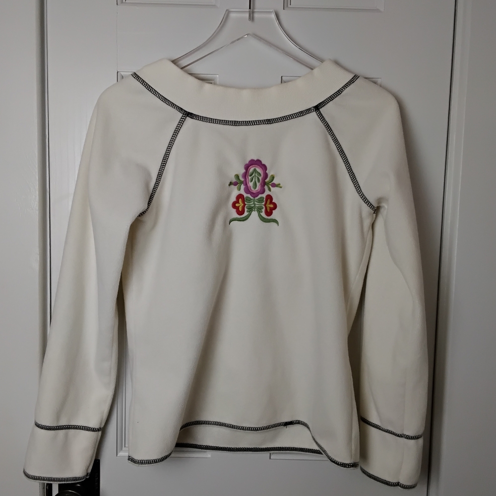 Sundance Cream Textured Sweater